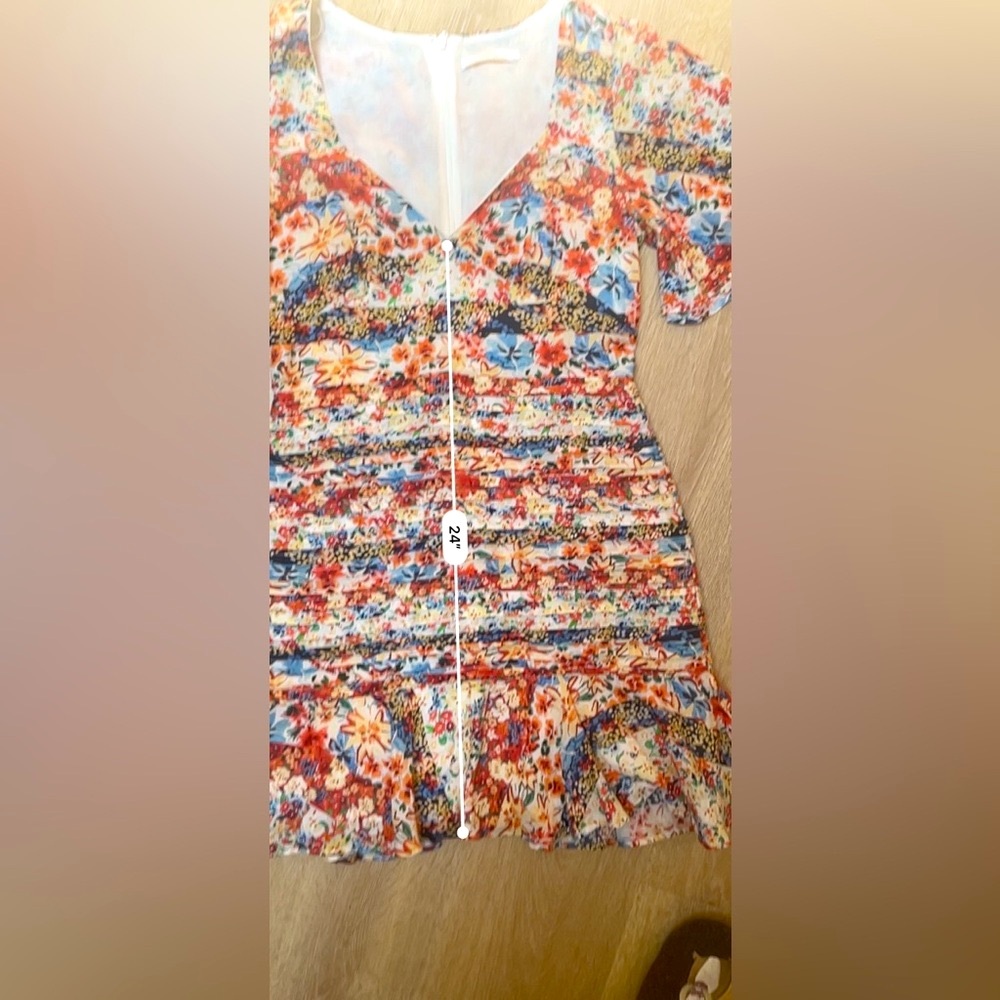 Talulah Carnevale Mini Dress, Size Large | 100% Linen size M. Send offers - Picture 8 of 13